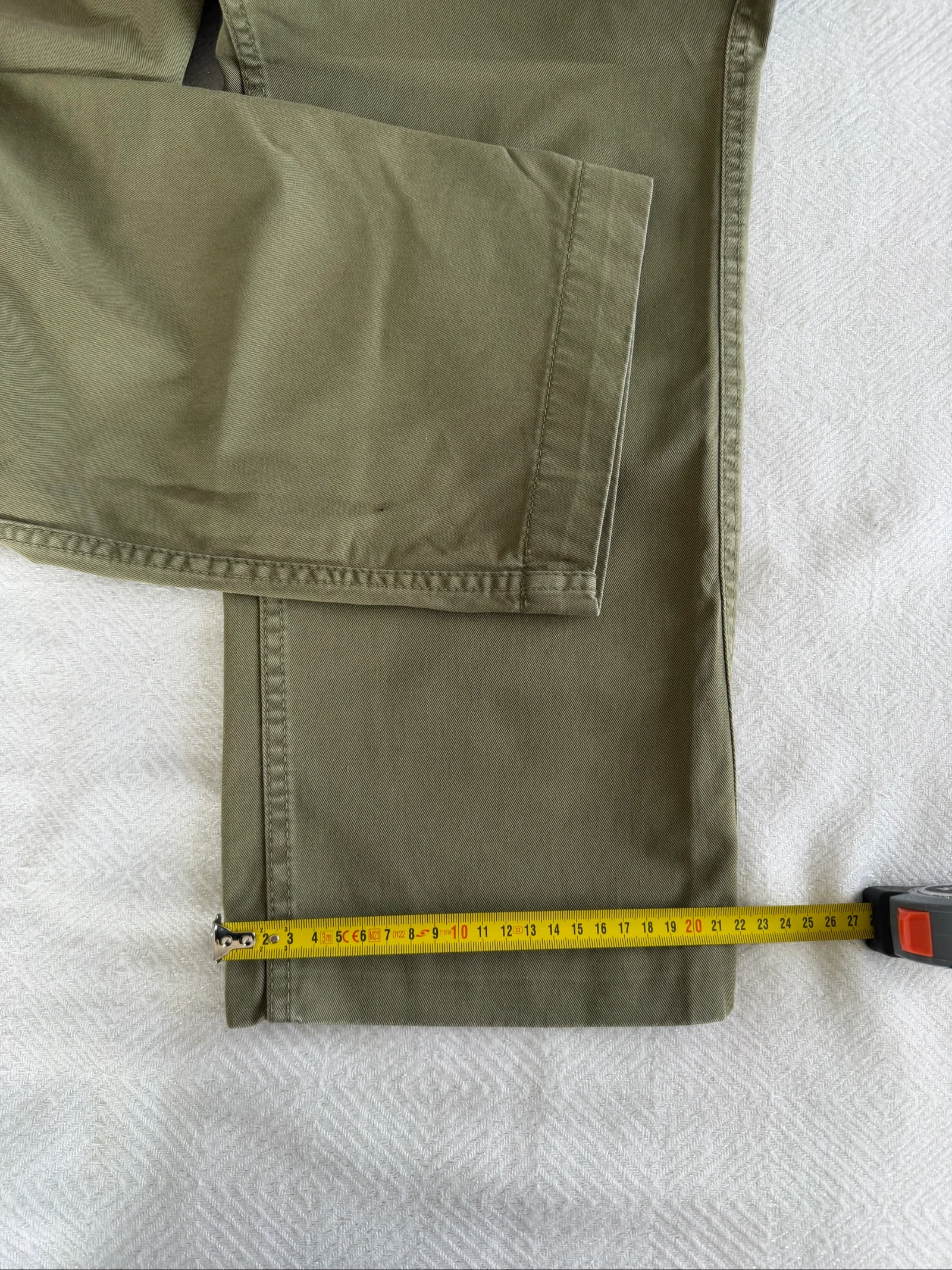 Jeans cáqui corte reto e largo Pull&Bear tamanho 34 – photo 9